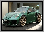 Techart GTstreet R Touring, Zielone, Porsche 911 Turbo